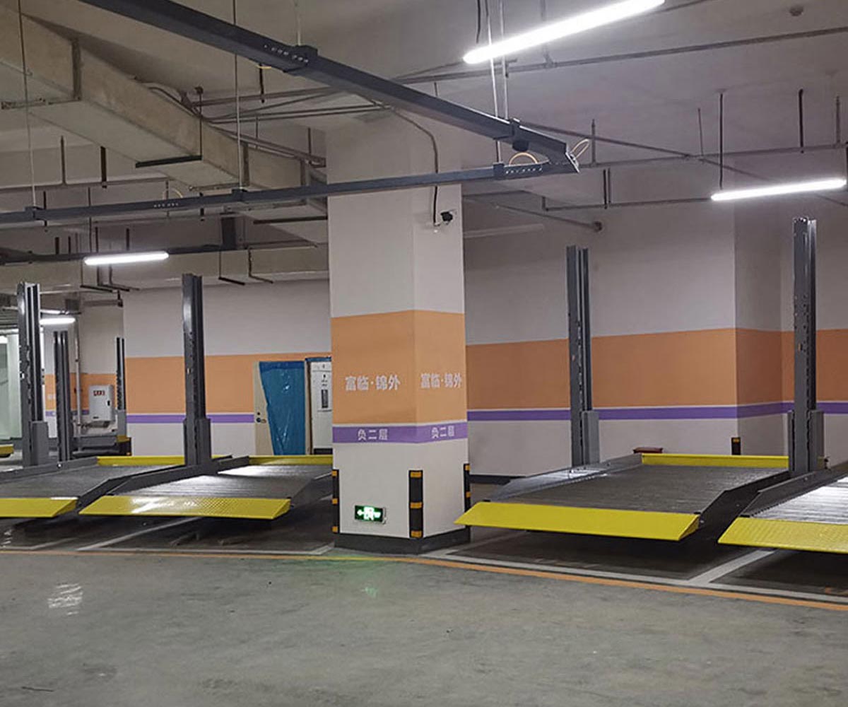 咸安区四柱简易式机械停车场过规划