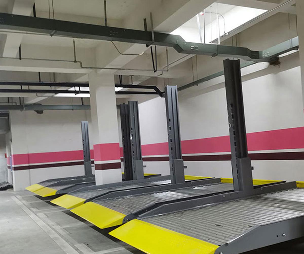 福贡县三层PSH型机械立体停车设备改造