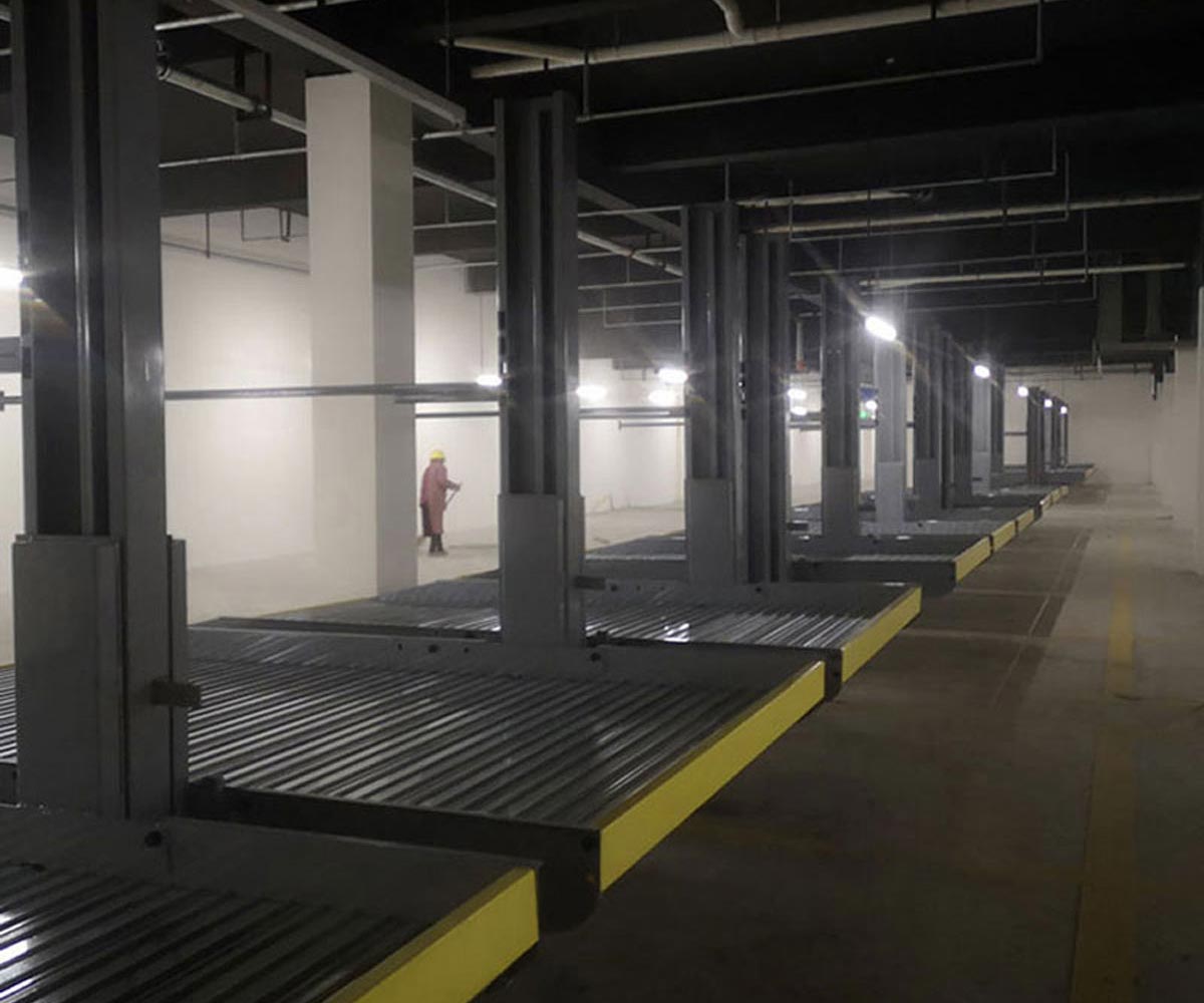 秦州区地下室简易式停车位改造