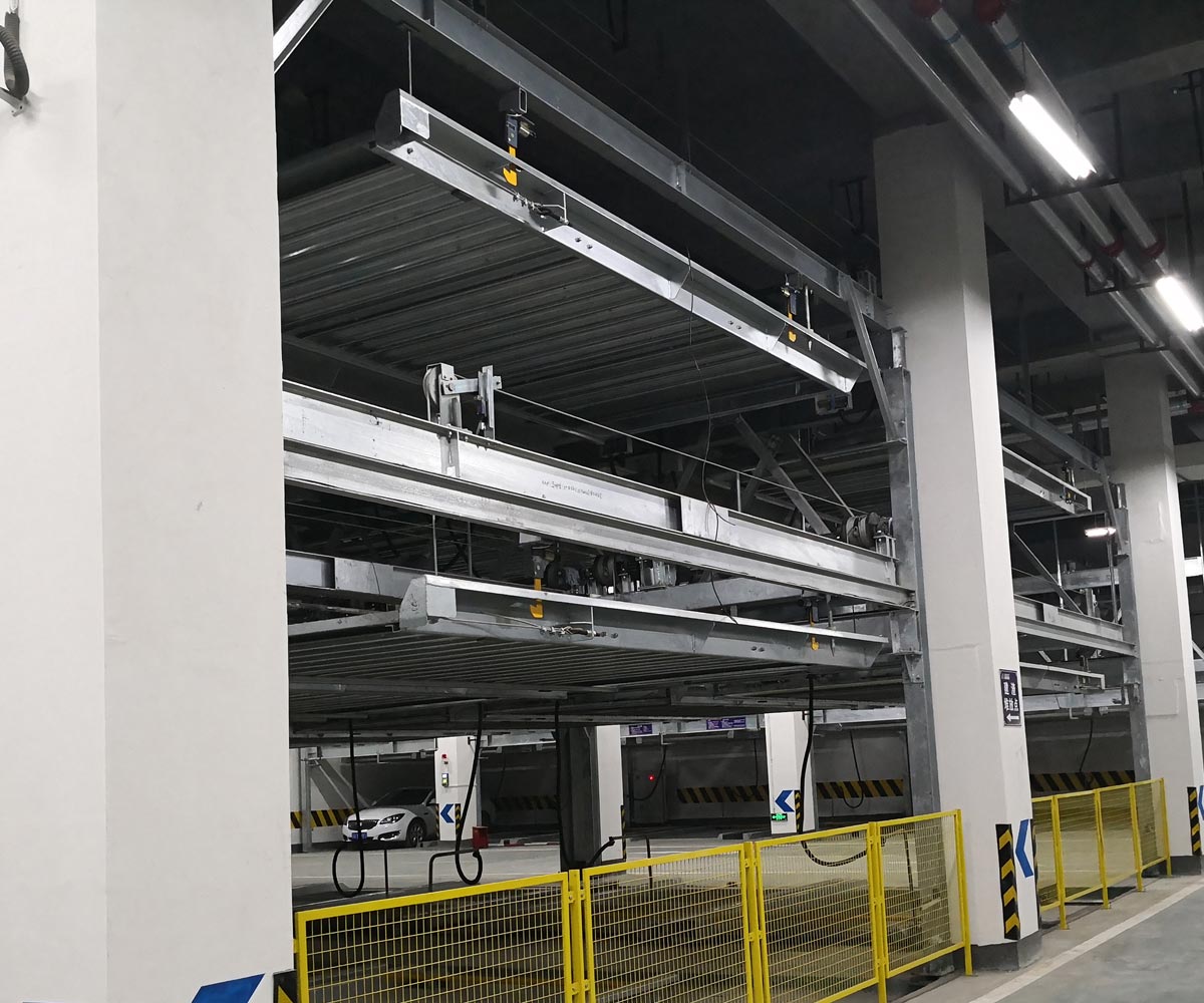昆明市PSH3三层升降横移立体车库设备